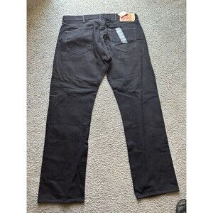 Levis 501 Original Fit Jeans Straight Leg Button Fly 100% Cotton Black 38x32